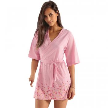 Kimono de Manga Corta by Vencastyle,Rosa Estampado,M