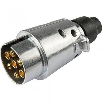 Conector remolque 7 polos HERTH+BUSS 6-12 V - Conector y enchufe para instalación eléctrica
