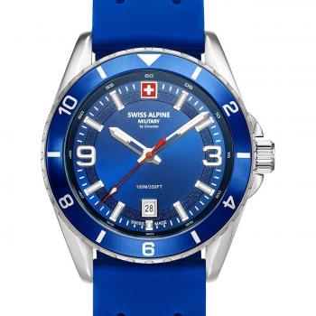 Reloj Suizo Militar Alpine Sierra 7034.1835, Azul, 42mm, 10ATM