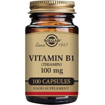 Solgar Vitamin B1 (Thiamine) 100mg 100 Vegetable Capsules