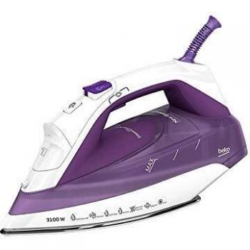Beko SPA7131P Plancha de Vapor, 3100 W, Golpe de vapor 240g/min, Vapor continuo 60 g/min, suela cerámica SteamXtra Pro, Protección antibrillos, Antical, autolimpieza