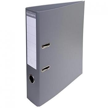 ARCHIVADOR Palanca EXACOMPTA Forrado PVC RADO A4 70mm Gris Raton