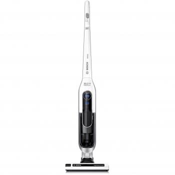 Bosch BCH6ATH25 - Aspirador escoba, 18 V, sin bolsa, autonomía hasta 60 minutos, depósito 0,9 l, color blanco y negro - [Importado de Alemania]