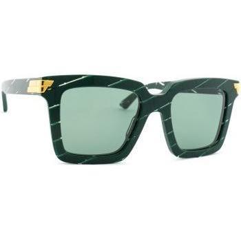 Bottega Veneta BV1005S 008 53 Stylish Sunglasses, Green, Unisex, Size: ONE SIZE