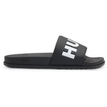 Chanclas HUGO Logo Tira Negro 44
