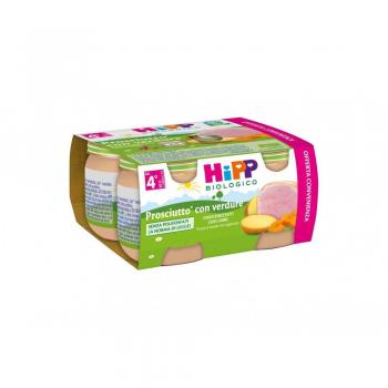 Papilla de Jamón Cocido y Verduras HIPP BIO OMOG PROSC VERD 4X80G