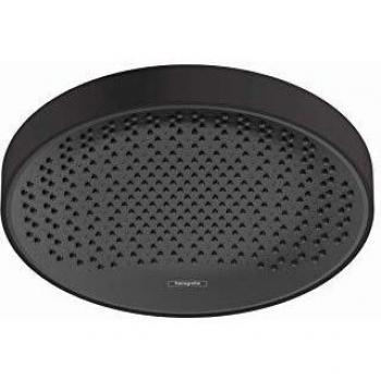 Hansgrohe 26231670 Cabezal de Ducha, Matte Black, Brausekopf 360mm (Wand- & Deckenmontage