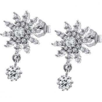 Pendientes Time Road WS01688 de Plata para Mujer Basics Acabado Brillo