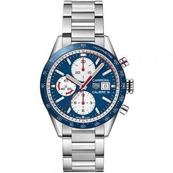 TAG Heuer orologio Carrera Calibre 16 cronografo automatico 41mm CV201AR.BA0715