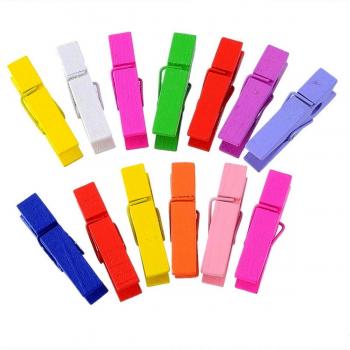 zalago Multicolor Mini de pinzas de madera clips set de 50stk.