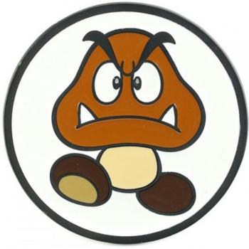 Nintendo Super Mario de Goomba Men 'videospiel de cinturón hebilla marrón marrón talla única