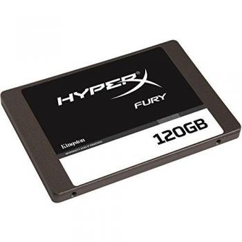 HyperX FURY - Disco duro interno gaming SSD de 120 GB SATA 3, negro
