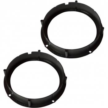 AERZETIX: 2 Adaptadores soportes de Altavoces - 165mm - Puertas Delanteras/Traseras - Estante Trasero Lateral – para Automóvil