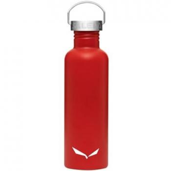 Bidón Salewa Aurino 1L rojo plata, capacidad de 1 litro, material resistente, diseño ergonómico, tapa a prueba de fugas, ligero y fácil de transportar