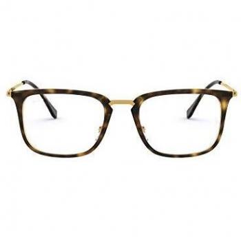 Ray-Ban 0Rx7141, Monturas de Gafas para Hombre, Havana, 52