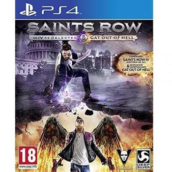 Juego de PS4 Saints Row Edición Re-Electa y Gat Out Of Hell
