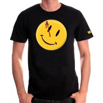 Watchmen - Camiseta con logo Smiley - Licencia oficial DC Comics - Negro - M