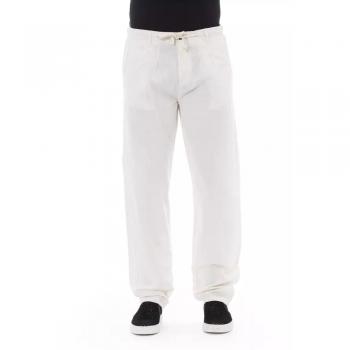 Baldinini Trend White Cotton Jeans & Pant - IT50 | L