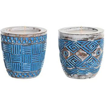 Vela decorativa DKD Home Decor (2 Unidades)
