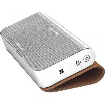 Sangean BTS-102 Blupad - Altavoz Bluetooth Portátil con NFC y Funda de Cuero, 6W