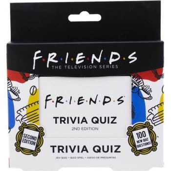 Paladone PP6444FR Friends TV Show Trivia Quiz 2ª edición - Juego de trivia con 50 cartas y 100 preguntas fáciles y difíciles