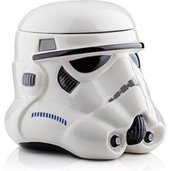 Joy Toy Star Wars - Tarro de galletas de cerámica Stormtrooper con tapa