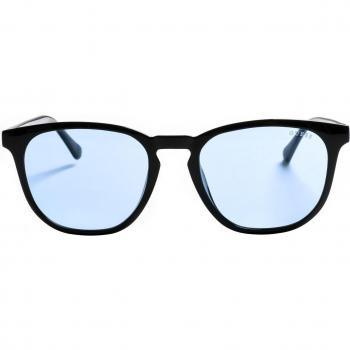 Guess Women's Round Acetate Sunglasses GU00061 - Shiny Black - One Size