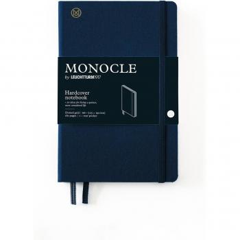 Libreta Leuchtturm1917 Monocle Tapa Dura B6+ Puntos Azul Marino
