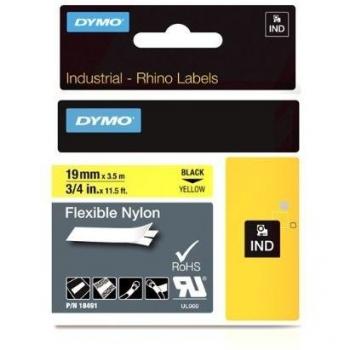 DYMO 19mm Flexible Nylon Tape - Cintas para impresoras de etiquetas