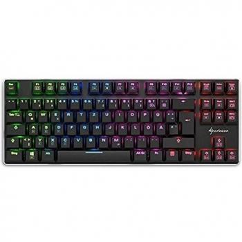 Sharkoon purewr ITER TKL RGB USB QWERTY US Inglés Negro, 6370524000