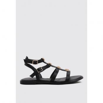 Sandalia Plana Limma CAGLIARI para mujer en color Negro, talla 35