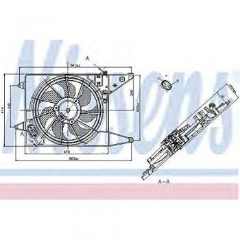 Nissens 85710 Ventilador, Radiador
