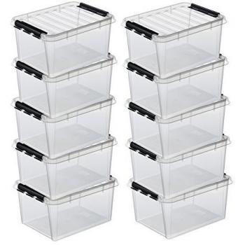 Hammarplast 3508390 - Caja de herramientas, color: transparente