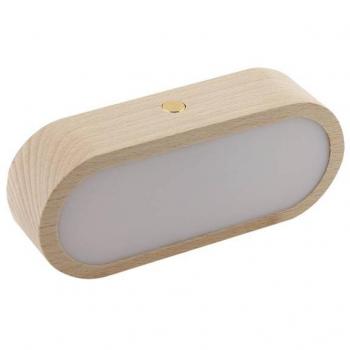 LEDBOX Lámpara de mesa NIGHT regulable, recargable batería Litio, Blanco cálido