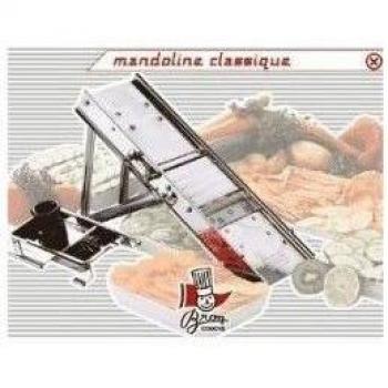 Bron Coucke 20644 CHB - Mandolina de acero inoxidable inoxidable 44L con carro de protección de plástico