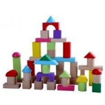 Intertoys - Bloques de Madera de 50 Piezas. 1289