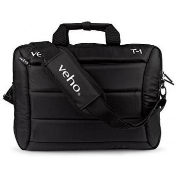 Veho T-1 Bolsa para portátil con correa para el hombro 39,6 cm (15.6) - Negro
