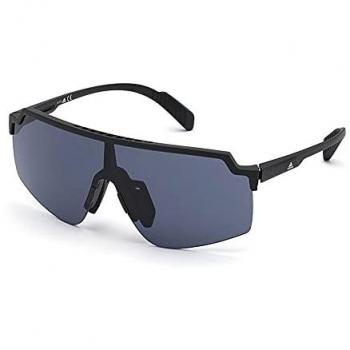 Adidas SP0018 Running Sunglasses - Size: ONESIZE, UV Protection, Lightweight, Matte Black/Smoke