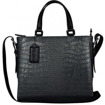 POON Switzerland Bolso asa de mano Gris / Negro