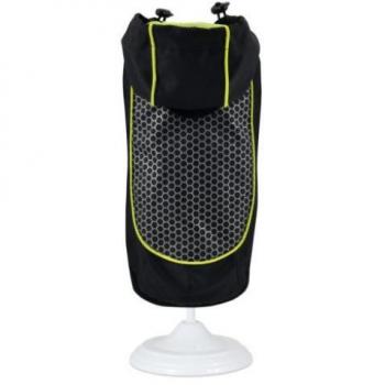Nayeco Impermeable Reflectante Negro para Perro - Chubasquero para perros, tamaño 25 cm, color negro, material impermeable y reflectante