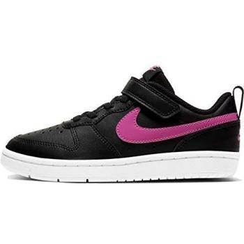 Nike BQ5451-003, Tennis Shoe, Black/Active Fuchsia-White, 30 EU