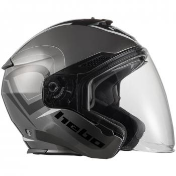 HEBO Casco TMX, Gris, Talla M