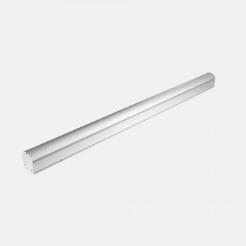 Taglio Aluminio Opal 6,8 Cm Inserto Jardín - Iluminación de suelo lineal de superficie LED para exterior con iluminación LED de superficie 100,4 cm, 840lm, RGB, IP67