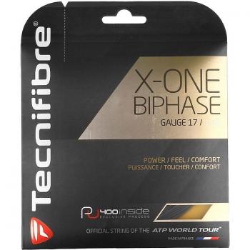 Cordaje Tenis Tecnifibre X-One Biphase 12 m Negro