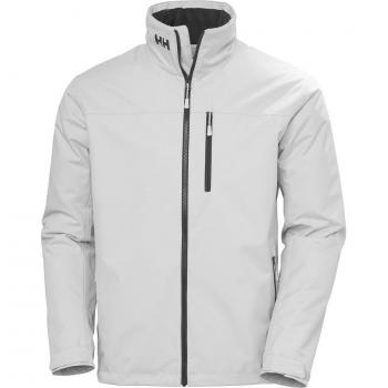 Helly Hansen Men's Crew Midlayer Jacket 2.0 - Grey, Casual, Long Sleeve, Polyester