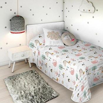 HACIENDO EL INDIO Colcha bouti Rainbowland Cama 105 cm