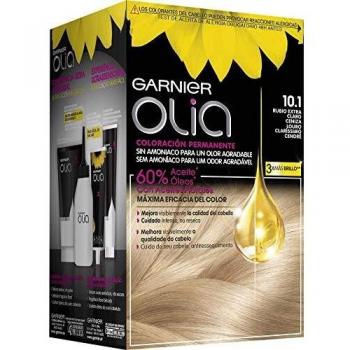 Garnier Olia Permanent Hair Color 10.1 Extra Light Ash Blonde, Ammonia-Free