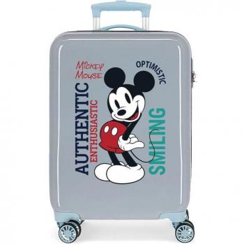 Disney Mickey Original Authentique Maleta de Cabina Rígida Azul 38x55cm 34L