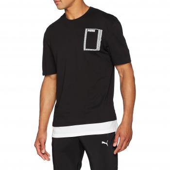 Puma 850103 01_L Camiseta, Hombre,