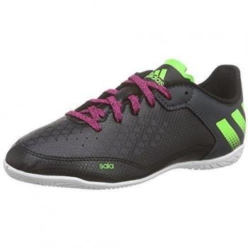 adidas Ace 16.3 CT J, Zapatillas de Deporte Exterior Unisex Infantil, Negro / Verde / Rosa